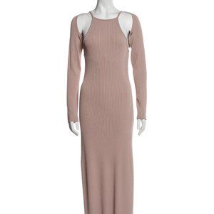 NICHOLAS Crew Neck Long Dress